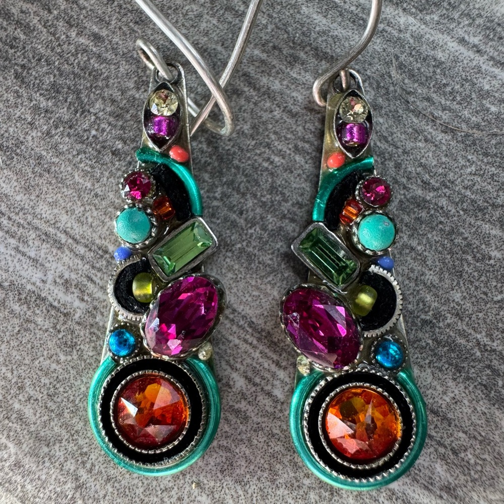 Bohemian Multicolor Firefly Earrings